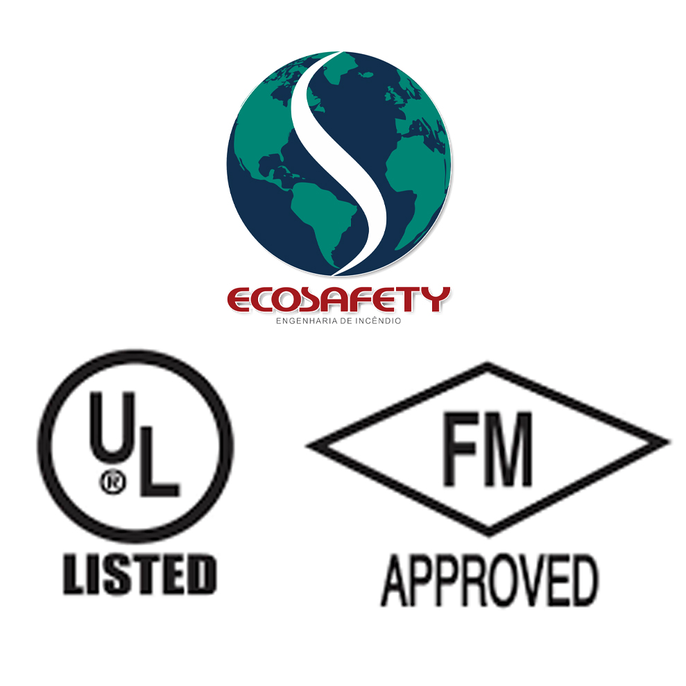 A EcoSafety é uma empresa de engenharia de incêndio UL/FM, o que significa que em seus projetos, obras, instalações e manutenções, a EcoSafety segue rigorosamente as normas da FM e da UL para empresa de engenharia de incêndio UL/FM, incluindo a especificação e instalação de produtos que tem a cerificação UL/FM.